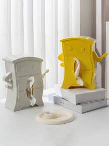 Creative Tissue Box Cover - Building Blocks Design, Aesthetic Modern Bathroom & Living Room Storage Organizer, Stylish Desk Decor For Home, Office (Premium Gift Idea)