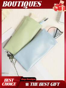 4pcs Eyeglasses Case, Compressed Eyeglasses Case, Glasses Case, Glasses Pouch, Sunglasses Pouch, Sunglass Bag For Purse, Sunglass Pouch