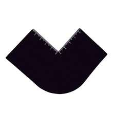 Beard Lineup Tool, 4 Pcs Beard Guide Shaping Tool, Enhancement Card For Barbers, Beard Shaper Tool + Color Spray Edge Hairline Shaping Tool, Shape Up Tool For Hairline, Barber Accessories Supplies - Black - View 14