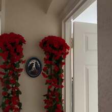 Vintage Two Crows On Rose Wall Art - Handcrafted Wooden Decor, Oval Animal Landscape Sign (5.25x4.16 Inches), Perfect For Halloween, Christmas & Thanksgiving, Christmas Decor