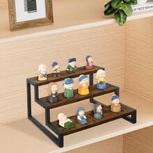 Spice Rack Organizer For Countertop, 3 Tier Kitchen Counter Shelf, Wooden Tiered Display Stand Riser Shelf - Brown - View 6