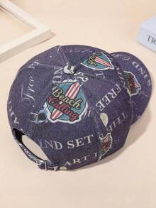 1 件男女通用棒球帽，街头时尚徒步太阳帽，男士配饰遮阳帽，情侣款