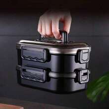 Double Layer Leakproof Portable Lunch Box Stainless Steel For Kid Student Office Picnic Bento Box Insulated Food Container