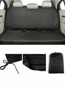 Fundas de asiento de coche impermeables, ajuste universal para asientos delanteros y traseros, material de malla transpirable, color negro, adecuado para mascotas, accesorio de coche esencial, que bloquea el pelo de las mascotas - Multicolor - Ver 4