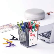 30/60/90 Pack Chip Bag Clips For Food - PVC Coated Sealer For Sealing Food - Paper Holder, Clothesline Clip For Laundry Hanging, Kitchen Bags, Multipurpose Clothes Pins - Many - View 8