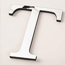 Pegatinas decorativas de pared de letras de espejo acrílico 3D gruesas, 10cm/15cm/20cm letras autoadhesivas extraíbles de espejo acrílico, resistentes al agua y a la corrosión
