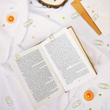 100 clipes de papel em formato de coração dourado em miniatura, material de escritório versátil em metal para estudo, escritório e casa, volta às aulas, material escolar