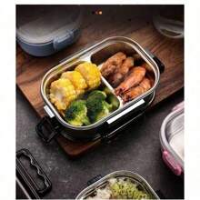 Double Layer Leakproof Portable Lunch Box Stainless Steel For Kid Student Office Picnic Bento Box Insulated Food Container