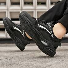 Men Sandals Casual Slip-On Sports Hiking Shoes Water Resistant Non-Slip Breathable Mesh Outdoor Shoes - Black - View 4