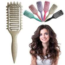Cepillo definidor de rizos, cepillo para cabello rizado, cepillo de estilo para definir rizos, para peinar y dar forma a los rizos en todos los estilos de cabello para reducir el jalón, cepillo de cabello, peine, herramientas de cabello, productos y accesorios de cabello para barbería, salón de belleza y viaje