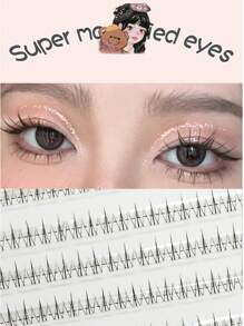 240pcs Transparent Stem High Capacity Beginner Natural Slouchy Single Cluster A Type Segmented Single Cluster Self-Grafting Small Flame Eyelash, High Capacity False Eyelashes Small Flame Eyelash Sunflower Segmented Single Cluster Grafting Fine Stem Eyelashes Lash Clusters,Eye Lash Clusters,Individual Eyelashes,Lashes,Fake Lashes