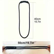 1 pièce Sangle de rangement 55cm/21,65 po avec poignée : organisateur de rallonge électrique, support de tuyau, économiseur d'espace, organisateur de tuyau d'air/d'eau, convient pour la maison, le garage, le bateau, le VR, etc.
