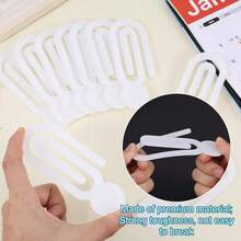 1pc/2pcs Creative New Acrylic Paperclip Bookmark, DIY Notebook File Card Clip, School & Home Supplies - Multicolor - View 4