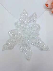 全新多色三层纹理亮片花卉贴布、DIY 服装装饰、新娘礼服和礼服配饰 - 多色 - 查看 5
