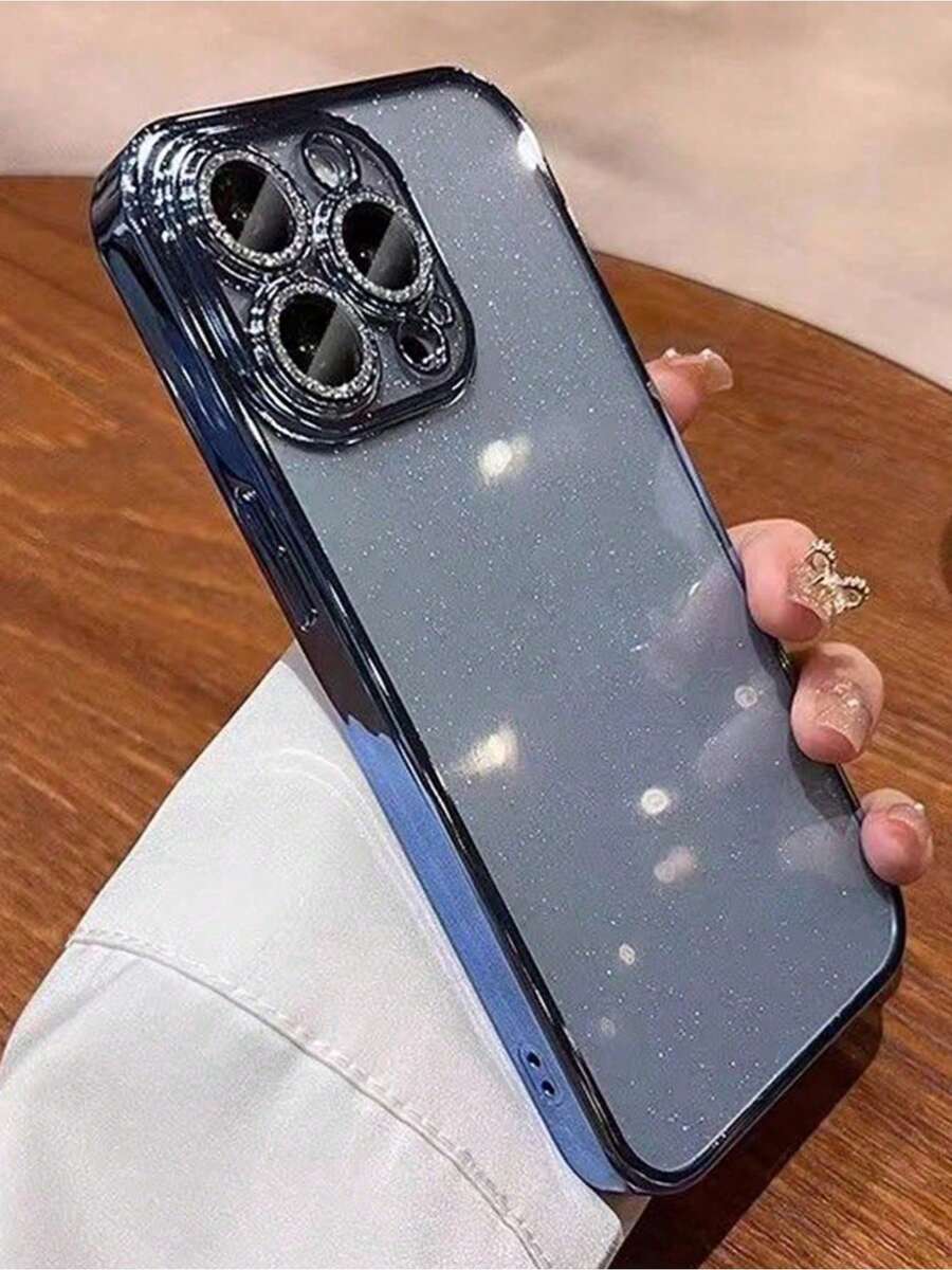 Basic Phone Case. Clear Case With Contrasting Frame. Compatible With IPhone 15/15 Pro (1 Unit) - 嬰兒藍2 - 查看 1
