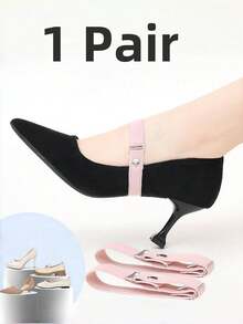 2/10 件装鞋带扣高跟鞋隐形鞋柄防滑鞋带配件 - 彩色 - 查看 9