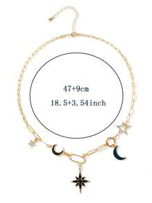 1pc Sun Heart Pendant Necklace, Heart Shaped Necklace With Short Chain, Unisex Hip-Hop Music Charm Necklace