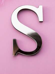 Pegatinas decorativas de pared de letras de espejo acrílico 3D gruesas, 10cm/15cm/20cm letras autoadhesivas extraíbles de espejo acrílico, resistentes al agua y a la corrosión