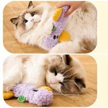 1pc Creative Pet Plush Doll Icon Series Self-Entertainment Chew Resistant Teething Doll For Dogs