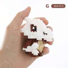 pokemon Small Particle Creative Building Blocks, Suitable For Bedroom Decor, Desktop Ornament, Planter, Birthday Gift, New Year's Gift, Gift For Women/Girlfriend, Study/Office Desk Accessory, Gift For College Students