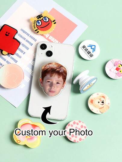 Personalized Phone Grip, Custom Phone Grip Holder, Personalized Pet Photo Phone Grip, Cute Phone Grip, Dog Mom Gift,Unique Big Face Design Accessory,Unique Ideal Gifts For Anniversaries ,For Valentine's Day ,For Mother's Day ,For Birthday ,For Graduation ,For Weddings Easy To Clean Stylish ,Adorable ,High-Quality Custom ,Personalized ,Unique Ideal Gifts For Her Boyfriend ,Girlfriend ,Dad ,Mom ,Family ,Friends ,Son ,Daughter. ﻿