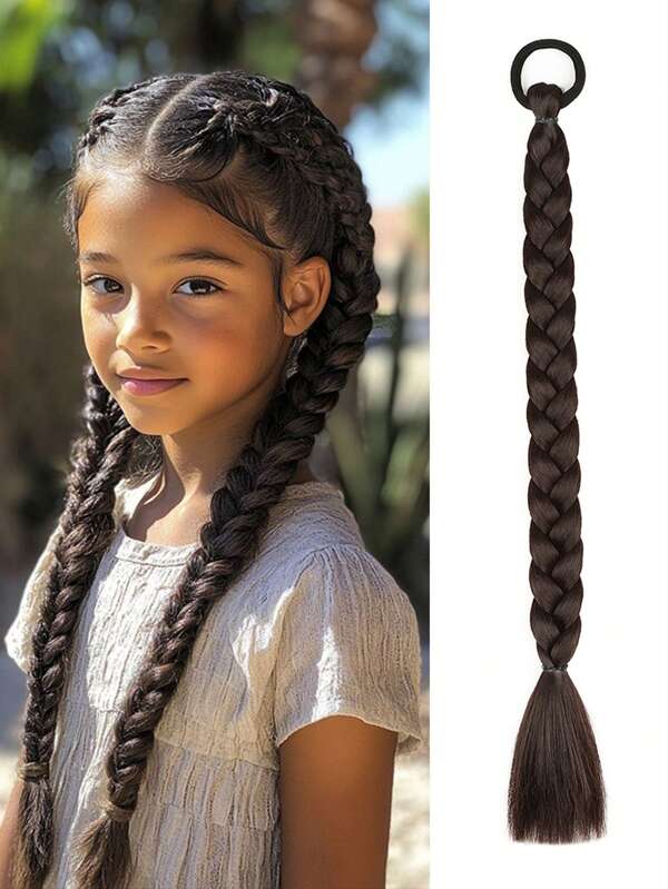 1 pièce de tresses de cheveux de 16/24 pouces, convenant pour le port quotidien, les vacances et le cosplay. Tresses en cheveux synthétiques de couleur brun café à la mode. Extensions de cheveux au crochet utiles et adroites résistantes à haute température, pour une utilisation quotidienne, les vacances, le cosplay, les fêtes, Noël, les festivals de musique et le carnaval