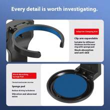 Foldable Car Cup Holder, Multifunctional Cup Holder & Ashtray, Car Air Vent Cup Holder