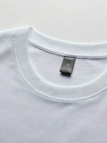 Camiseta Masculina 100% Algodão 30.1 Camisa Casual Versátil Confortável Blusa Esportiva Lançamento - Branco - Visão 2