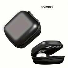 Organizador de bolsa de auriculares Eva de Apple, bolsa organizadora de cables, bolsa de almacenamiento de unidades flash USB y tarjetas SD Harger, estuche con cierre de cremallera resistente a golpes, bolsa accesorios de auriculares, bolsa accesorios de teléfono