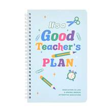 48 Sheets Teacher Planner A5, Homeschool Classroom Planner, Undated Lesson Planner Book, Weekly Monthly Plan Notebook, Happy Planner, Academic Year Planner Calendar, With Colored Page School Supplies For Teachers Parent