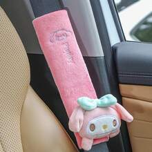 Cartoon Car Seat Belt Shoulder Pad, Vehicle Safety Belt Protector Anti-Chafe Anti-Rub Neck Cover, Universal For All Seasons - 彩色 - 查看 10