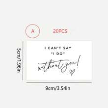 For 60ml-Bridesmaid Proposal Mini Champagne Labels - Set Of 10/20 - Will You Be My Bridesmaid Box Gift Idea - I Can't Say "I Do" Without You - Multicolor - View 15