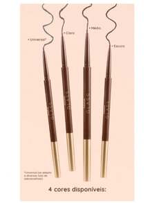 Lápis Para Sobrancelha Ponta Fina Alta Precisão 2x1 Glass Ruby Rose - HB526 - 03 - Visão 2