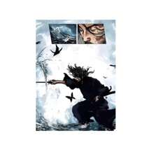 1/3 piezas Carteles de arte de pared de anime japonés vintage, manga Miyamoto Musashi Vagabond Bushido Warrior, impresiones de pintura de canvas, decoración del hogar, marco opcional