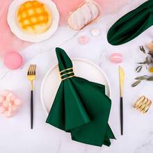 Colorful Satin Napkins For Various Party Decorations - Multicolor - View 26