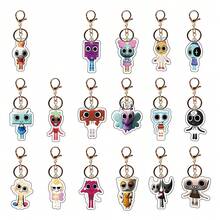 1 pieza Nuevo llavero de figura acrílica del mundo de Dandy, llavero colgante de accesorios de juego, adecuado para negocios, promoción, bienestar, regalos pequeños para fiestas, entrega al azar