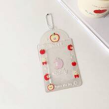 Kpop 照片卡夹，3 英寸可爱 PVC 照片卡夹，可容纳 Kpop 专辑偶像卡、信用卡、身份证、银行卡、学校用品、返校 - 彩色 - 查看 11