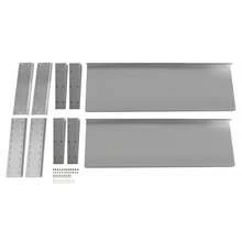Futchoy Estanterías de cocina montadas en la pared - Plateado - Ver 7