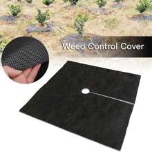 5Pcs Square Weeding Cloth With 20pcs Green Ground Nail Wind Resistant Running Position Non Woven Weeding Control Orchard Vegetable Garden Balcony Weeding Cover