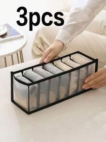1/3/5 Pcs Lingerie Organizer Boxes, Foldable Underwear Storage Dividers, Closet Bra Drawer Organizer