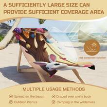 A Cute White Rabbit Sitting Under A Colorful Tree Adorned With Easter Eggs And Decorative ElementsThe BlanketSherpa Blanket - Soft, Warm, Plush, Machine-Washable Polyester, Striped Design In Various Colors, Offering Ultimate Comfort Bathroom Decor Summer - Picture Color - View 4