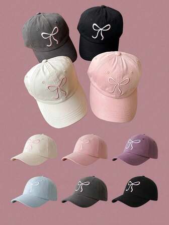 大头棒球帽女做旧水洗帽男士美式宽檐复古修脸小刺绣帽子