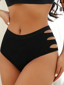 1 pieza de pantis personalizados y personalizados, con imagen impresa, foto, patrón divertido, nombre de letra, ropa interior de bikini sin costuras y con cintura hueca, regalo para amiga, amante, mejor amiga en el Día de San Valentín, Navidad, Halloween, Acción de Gracias, cumpleaños, aniversario
