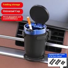 Foldable Car Cup Holder, Multifunctional Cup Holder & Ashtray, Car Air Vent Cup Holder