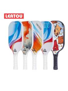 LEATOU New Fiberglass USAPA Approved UV Printed Pickleball Paddle, Outdoor Sports Paddles For Adults - Multicolor - View 4
