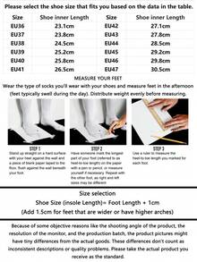 Men's Letter Print Front Lace-Up Wavy Double Shoelace Design Contrast Color Casual Chunky Sneakers - Beige - View 11