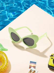 1 PC Boys Girls 4-8 Years Old Acrylic Clash Color Cute Butterfly Frame Fashion Glasses For Holiday Gifts And Parties - Multicolor - View 8