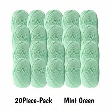 3 Skeins 100% Acrylic Softer Yarn Total 75 Grams 4ply Blended Milk Cotton Like Yarn For Hand Knitting DIY Projects