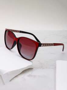 New Fashion Personalized Classic Small Frame Metal Leg Cat Eye Glasses, Unisex Retro Daily Outdoor Versatile Minimalist Cycling Glasses For Street Photography, Party, Leisure, Elegant Stylish Decorative Glasses For Summer Beach Vacation, Outdoor, Travel - Multicolor - View 4