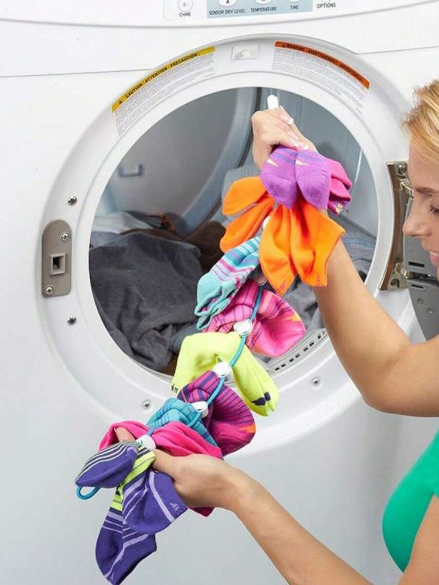 1pc Sock Organizer, Sock Cleaning Aid, Sock Hanger For Drying Socks